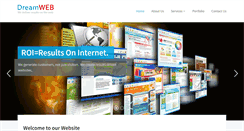 Desktop Screenshot of dreamwebgroup.com