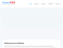 Tablet Screenshot of dreamwebgroup.com